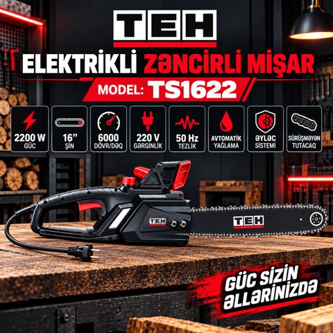 Elektrik mişarı TEH, TS1622, 2200 Vt — Bakı