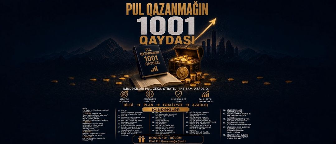 Kitab Pul qazanmağın 1001 qaydası — Kitablar və jurnallar, Bakı