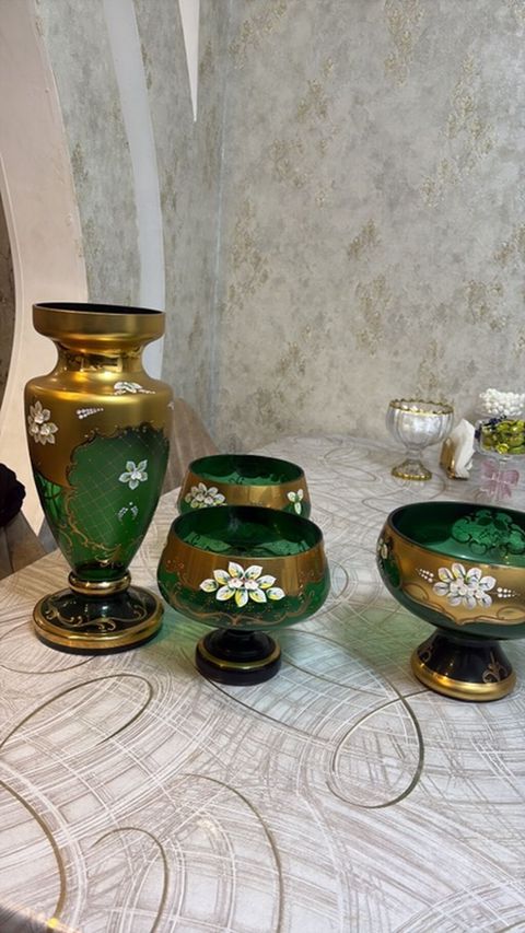Vaza dəsti, Xrustal — Bakı