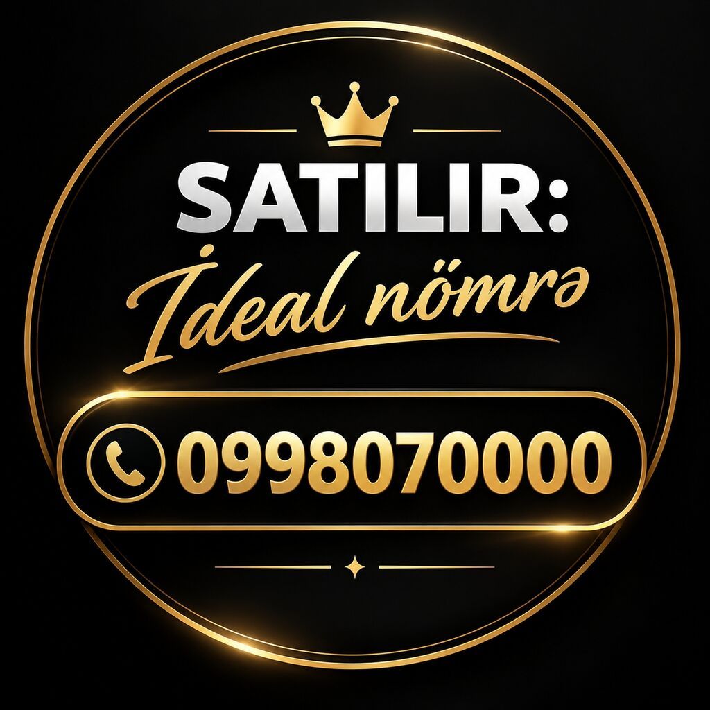 Məhsul: Prestijli mobil nömrə Təsvir: - Növ: “İdeal nömrə” (asandan — Sim kartlar, Xırdalan