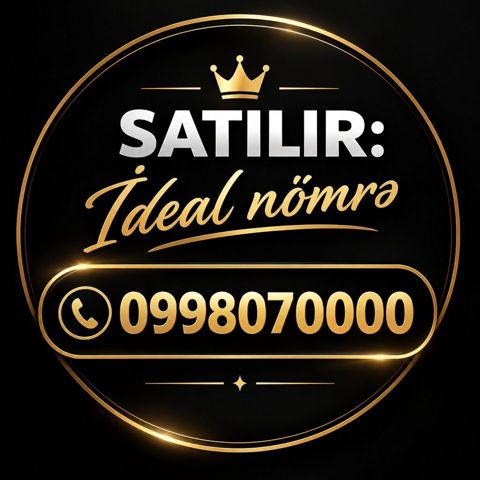 Məhsul: Prestijli mobil nömrə Təsvir: - Növ: “İdeal nömrə” (asandan — Xırdalan