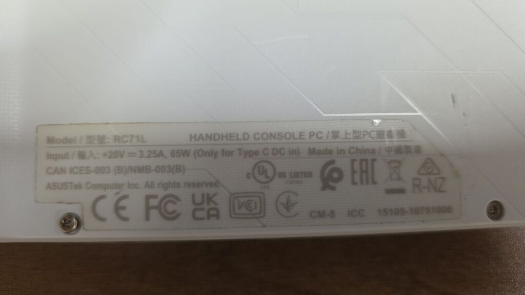 ASUS ROG Ally RC71L-ALLY.Z1_512 (90NV0GY1-M003X0) əl oyun konsolu — Digər planşetlər, Bakı (3)