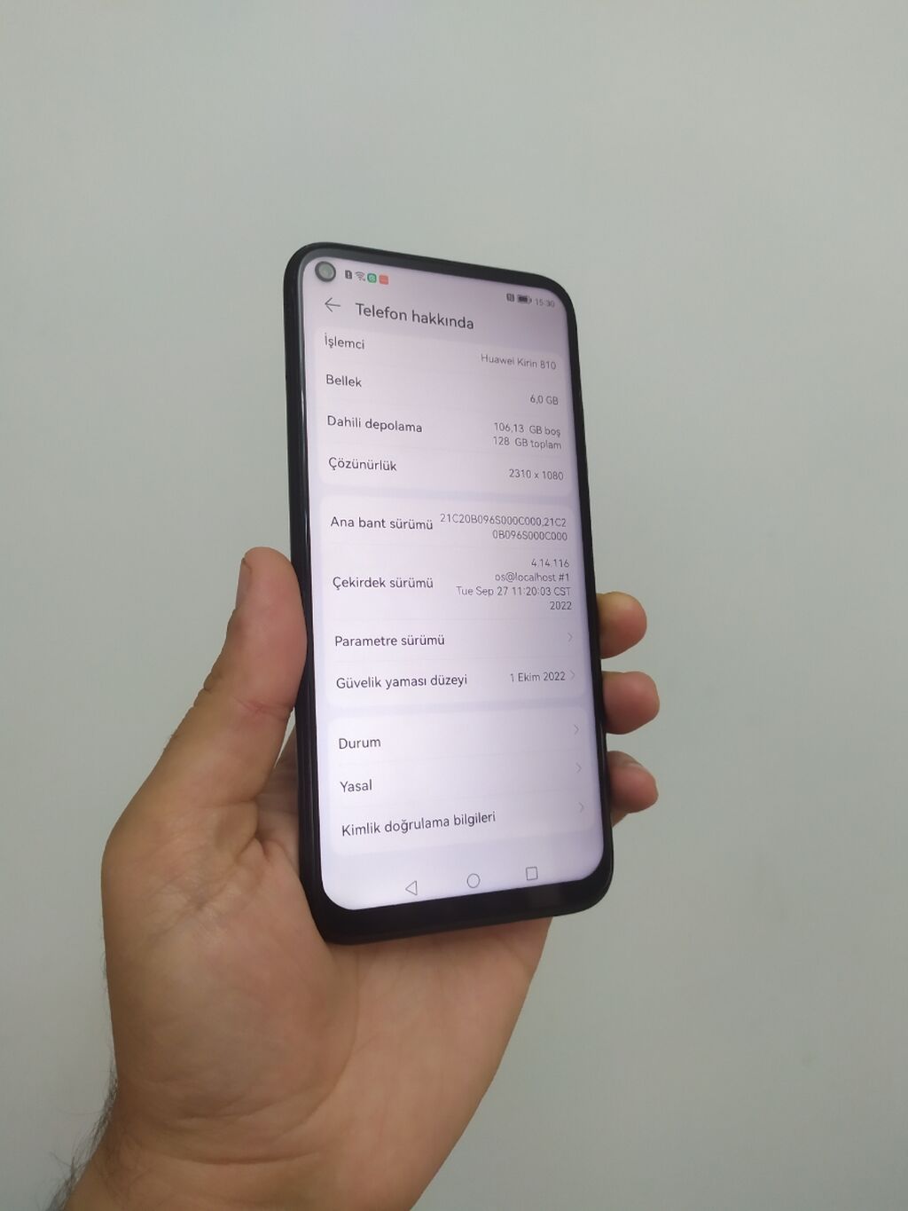 Huawei P40 lite, 128 GB, rəng - Qara, Barmaq izi — Huawei, Masazır (2)