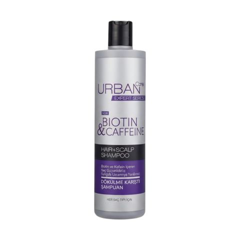 Saç tökülməsinə qarşı şampun Urban Care Expert Series, biotin və kofein tərkibli, 350 ml — Bakı