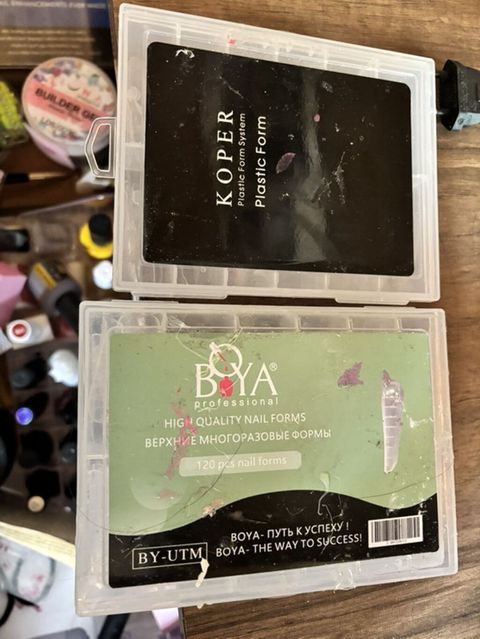 Manikür üçün üst formalar dəsti - Brendlər: Koper (Plastic Form — Bakı