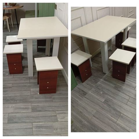 Mətbəx stolu,4 oturacaqla satılır 60 azn.Ölçü:110×70 — Bakı