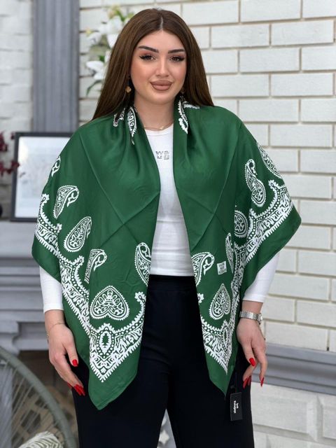 Qadın şərfi 11176_80, ipək, 140x140 sm — Bakı