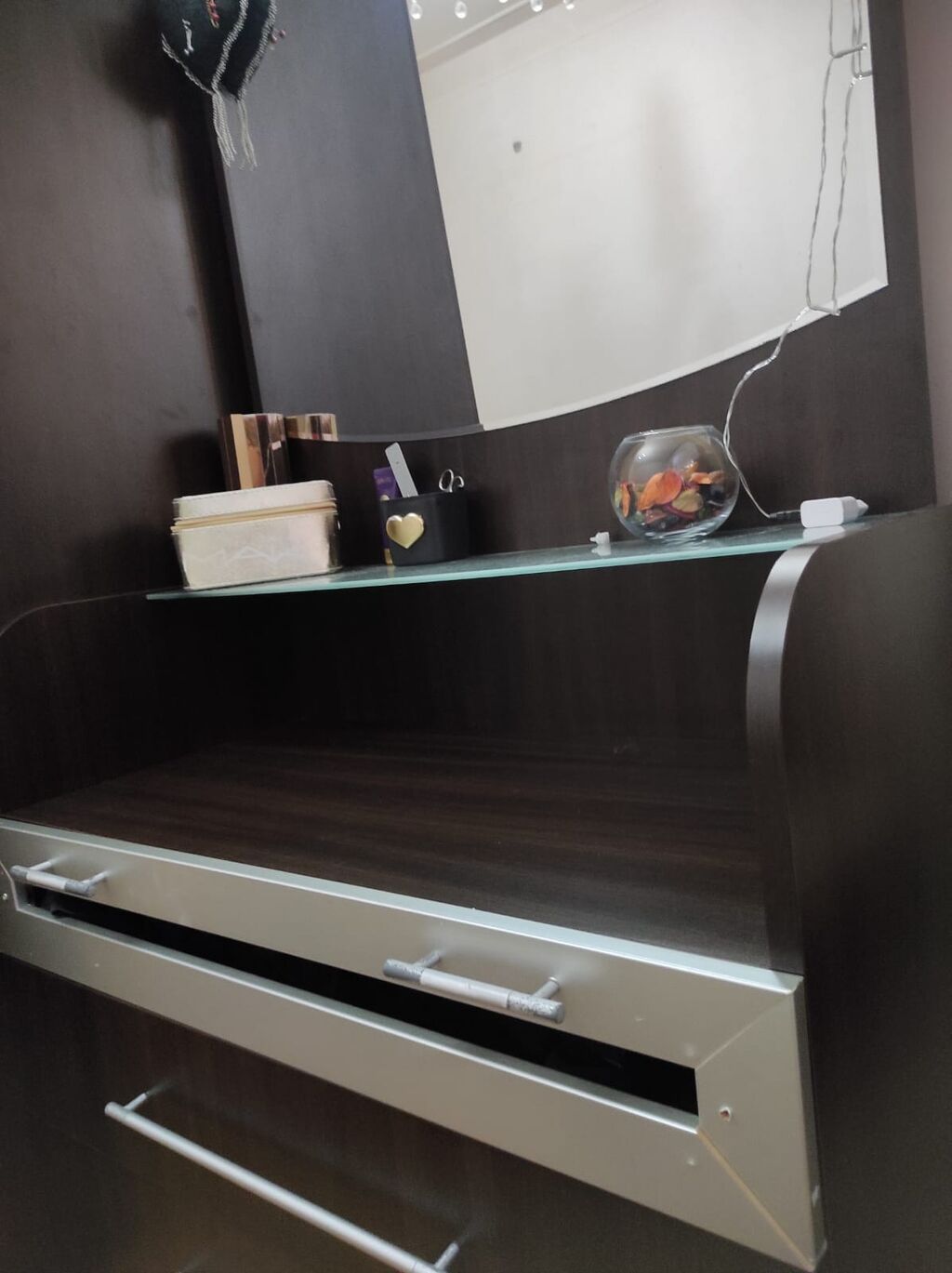 Yataq otağı mebel dəsti - Material: tünd qəhvəyi laminat/MDF — Yataq otağı mobilya dəstləri, Bakı (3)