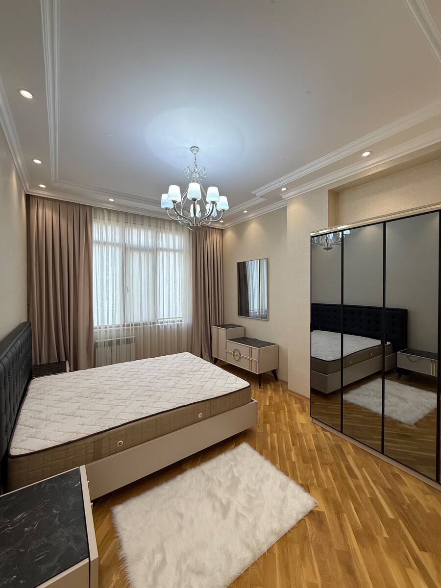 İcarəyə verilir 3 otaqlı yeni tikili 110 m² — Mənzil, Bakı (6)