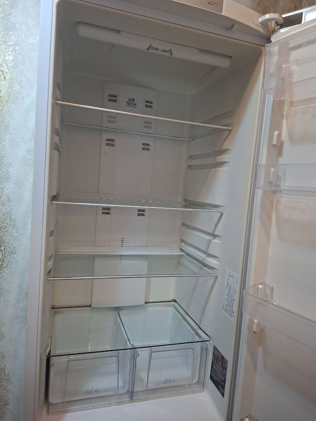 Xarab 2 qapılı Hotpoint Ariston Soyuducu Satılır, rəng - Ağ — Soyuducular, Bakı (10)
