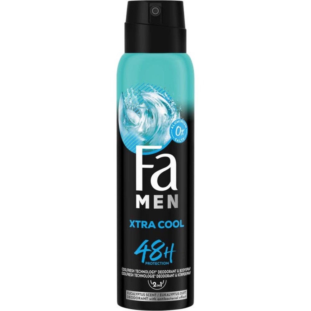 Dezodorant Fa Men Xtra Cool 48H, Kişilər üçün, 150 ml — Mallar, Bakı