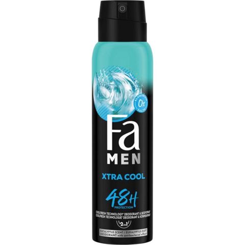 Dezodorant Fa Men Xtra Cool 48H, Kişilər üçün, 150 ml — Bakı