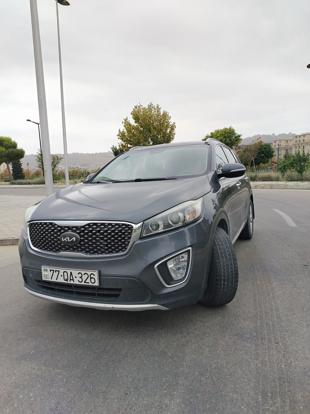 Kia Sorento SUV - Kuzov: 5 qapılı, tünd boz rəng - Mühərrik: GDI 77-QA-326 — Avtomobillər, Bakı (8)