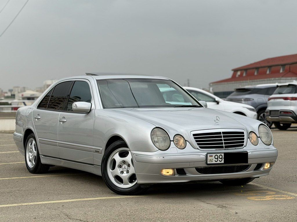 Mercedes E 320, 3.2 L, 2000 il, 177 000 km — Avtomobillər, Bakı (2)