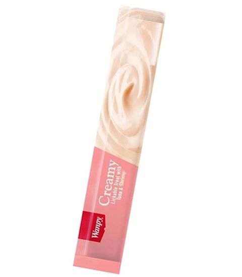 Pişiklər üçün maye məzə Wanpy Creamy Lickable Treats Tuna Shrimp, tuna və krevet ilə, 1 əd — Bakı