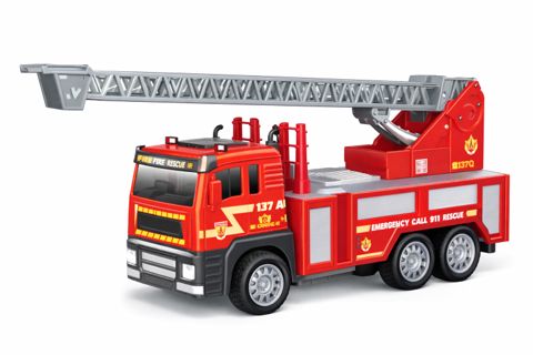 Yanğınsöndürən maşın Fire Fighting Track, qırmızı, 3-5 yaş, qırmızı — Bakı