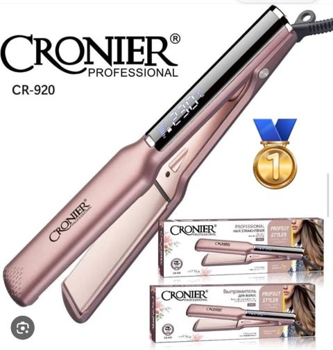 Cronier Professional CR-920 saç düzləşdirici - Geniş lövhələr: qalın — Bakı