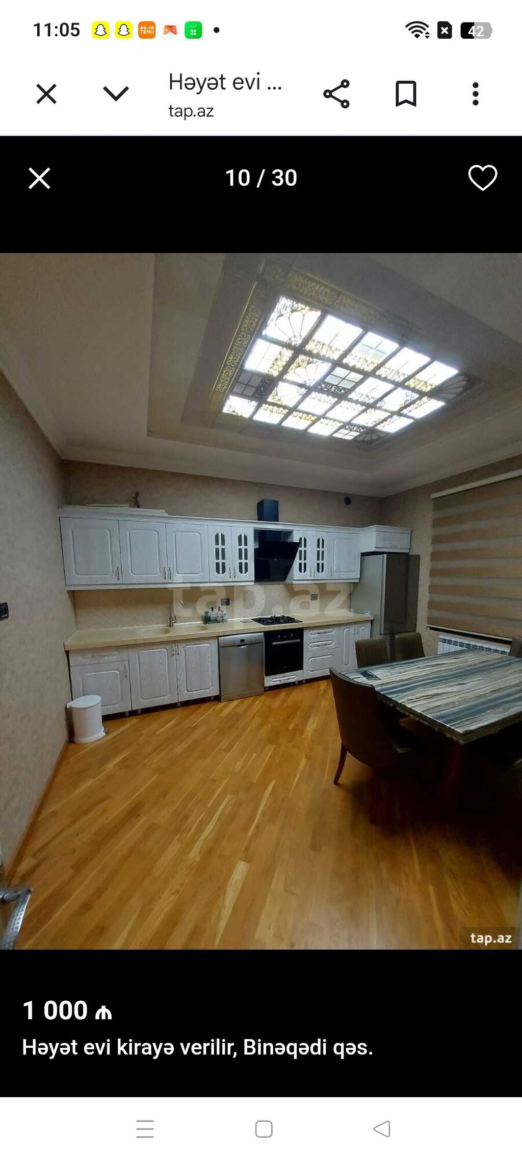 150 kv. m, 6 otaqlı, İnternet, Telefon, İşıq — Ev, villa, Bakı (10)