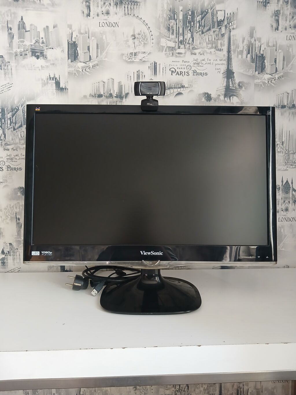 ViewSonic VX2450wm-LED monitor - Ekran: 24 düym (60 sm), LED arxa — Monitorlər, Bakı (4)