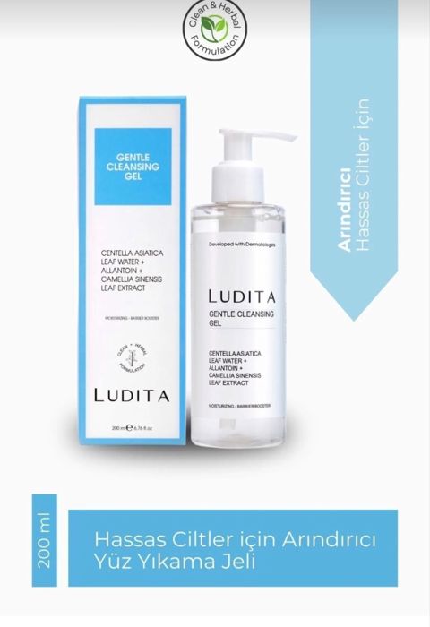 Ludıta Həssas dərilər üçün üz yuma geli. Gentle cleansing gel — Bakı