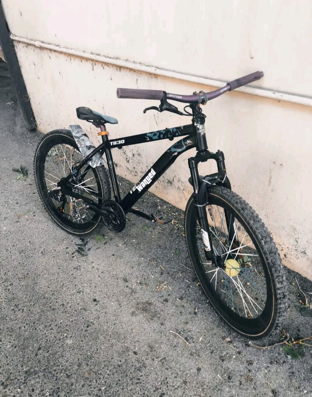 Velosiped – Velgang/velogang TB310 dağ tipli - Rəng: qara göy — Dağ velosipedləri, Bakı (5)