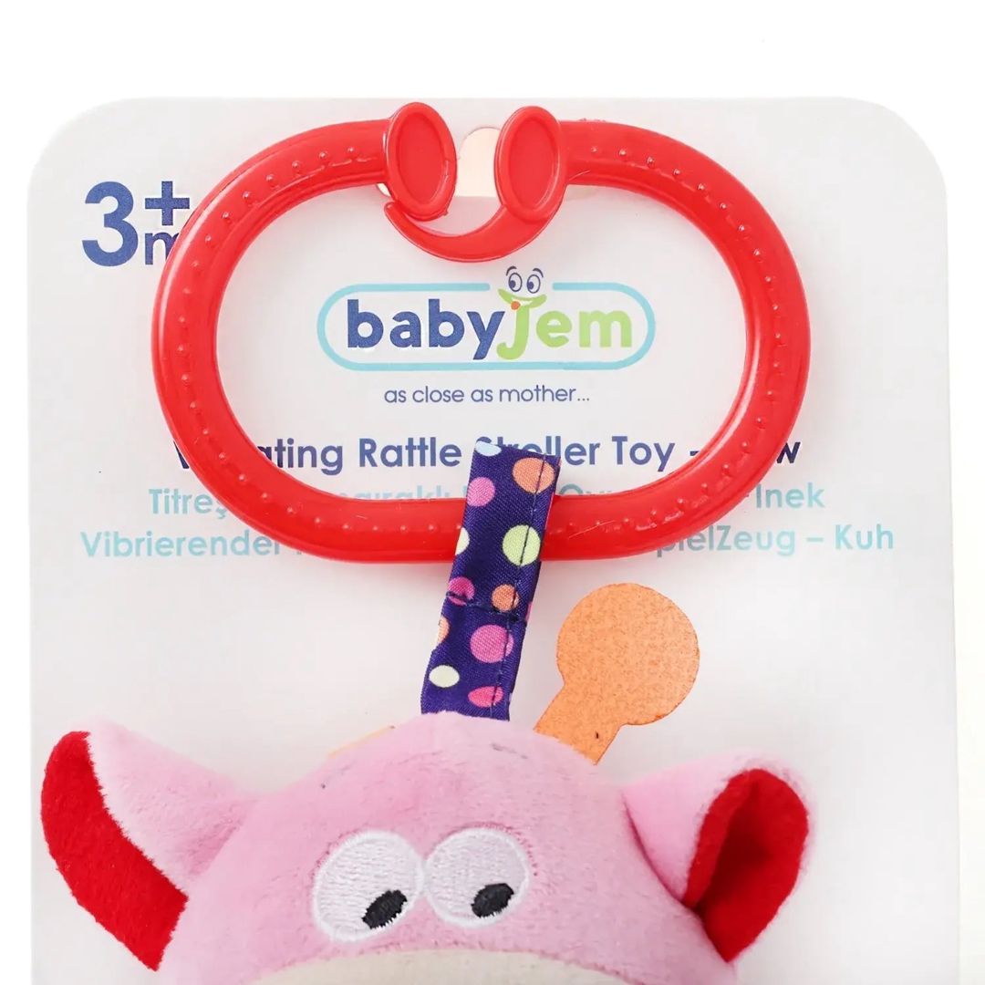 Asma cığcığa Babyjem İnək, peluş, çəhrayı — Mallar, Bakı (2)