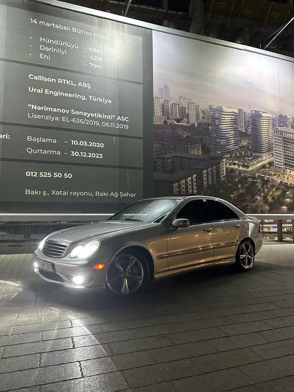 Mercedes C 230, 1.8 L, 2005 il, 239 000 km — Avtomobillər, Bakı