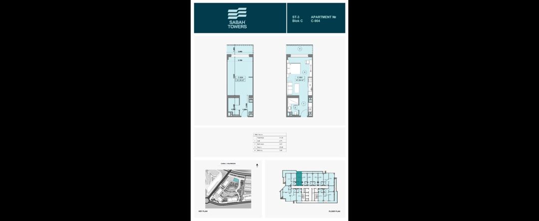 Satılır 2 otaqlı yeni tikili 41.4 m² — Mənzil, Bakı (8)