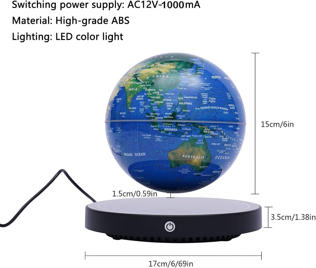 Suvenir World Globe Lamp LMP-1016 — Mallar, Bakı (3)