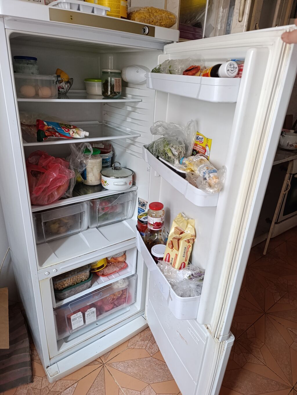 İşlənmiş 2 qapılı Indesit Soyuducu Satılır, rəng - Ağ — Soyuducular, Bakı (2)