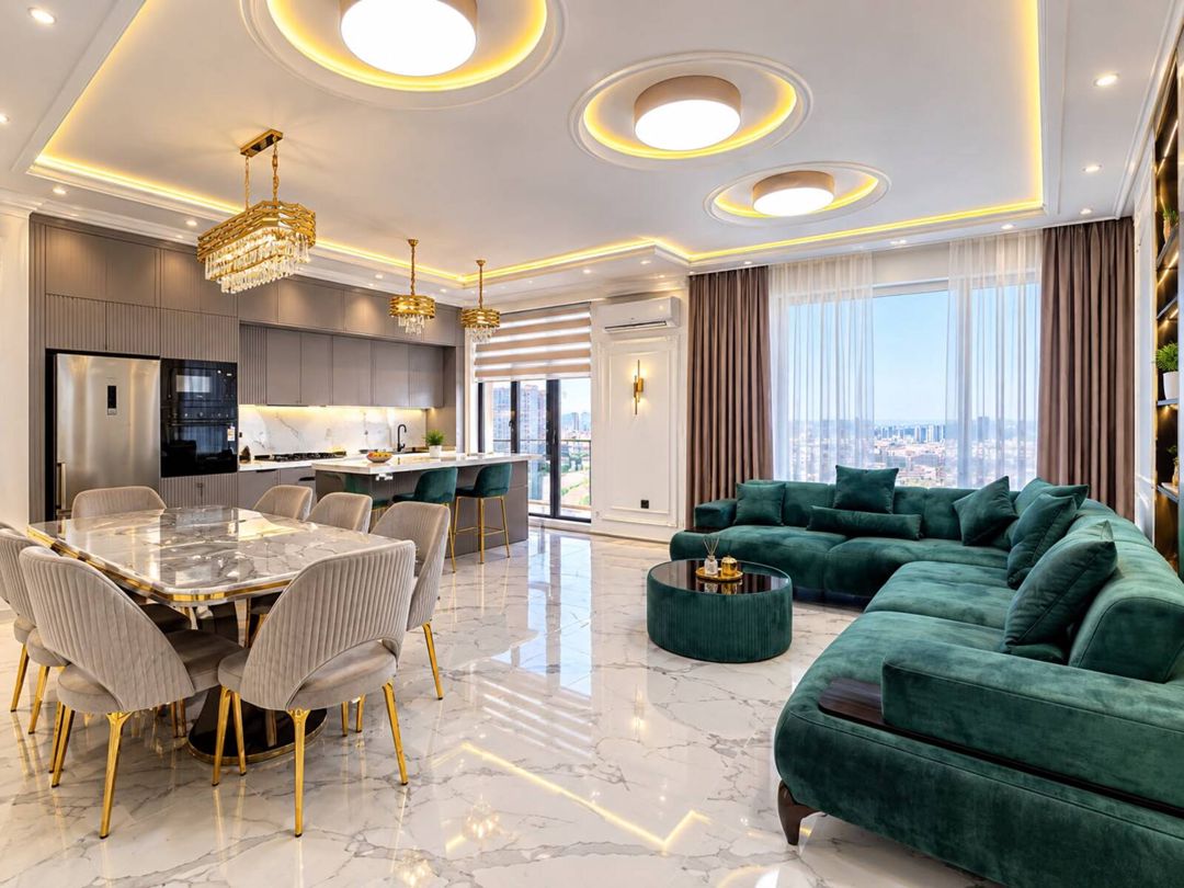 İcarəyə verilir 4 otaqlı yeni tikili 140 m² — Mənzil, Bakı (8)