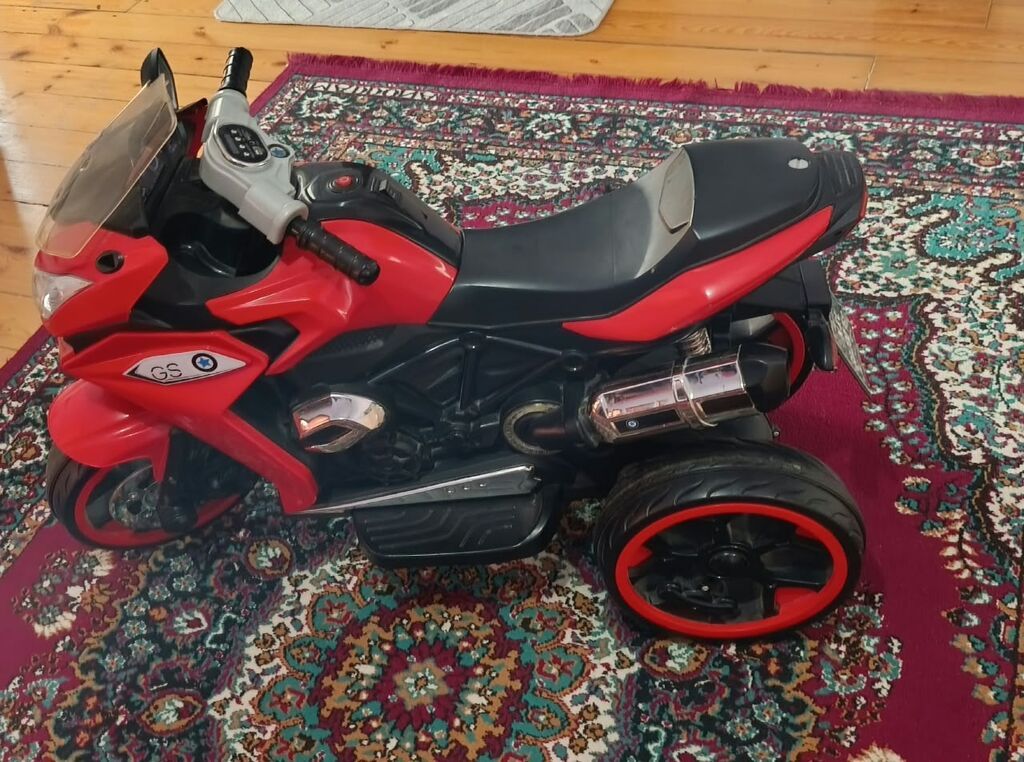 Uşaq üçün elektrikli üçtəkərli motosiklet – GS dizaynı - Rəng — Uşaq avtomobilləri, Bakı (4)