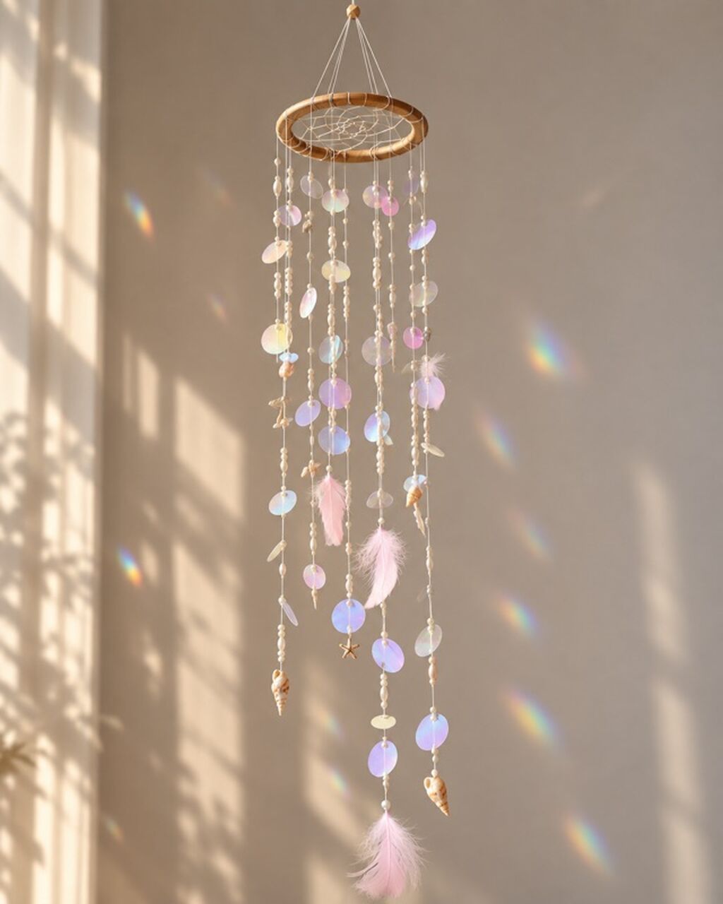 Boho üslubunda asma dekor – yuxugörücü (dreamcatcher) və günəş — Digər, Bakı (2)