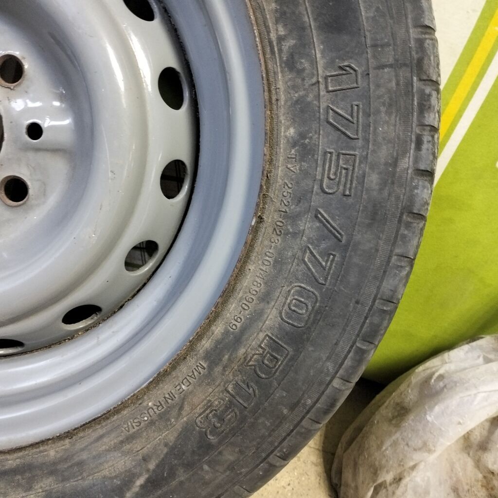 175/70R13, 13" disk, 4 bolt islenmisdi disk ela vezyetdedi — Diskləri, Bakı (2)