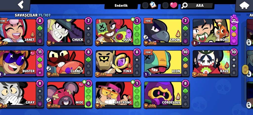 Brawl Stars hesabı – Enerji (profil etiketi ekranda görünür) - Kupa — Şəxsi əşyalar, Bakı (3)