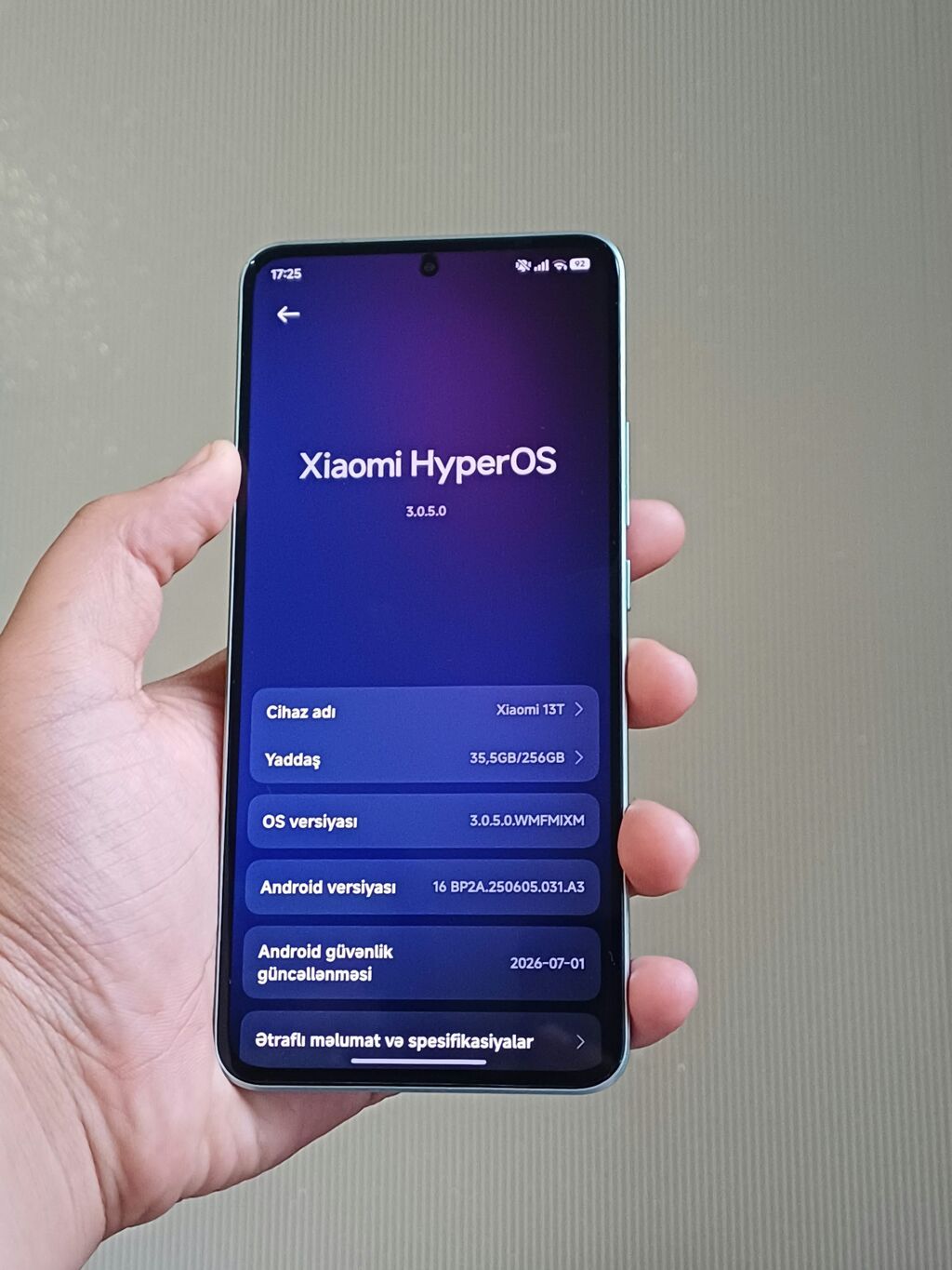 Xiaomi 13T, 256 GB, rəng - Yaşıl, Zəmanət, Barmaq izi, Simsiz şarj — Xiaomi, Bakı (4)