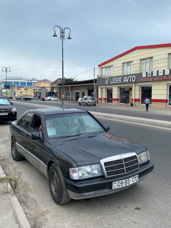 Mercedes 190, 2.5 L, 1991 il, 300 000 km 09-BS-170 — Avtomobillər, Bakı