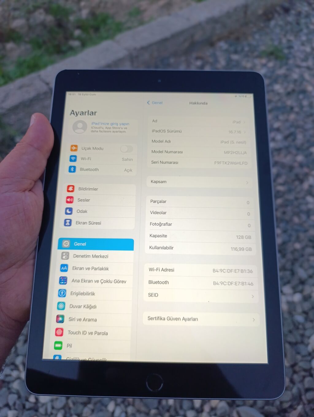 Apple iPad (5-ci nəsil) – 128 GB - Model: iPad (5-ci nəsil) - Model — Apple, Digah (2)