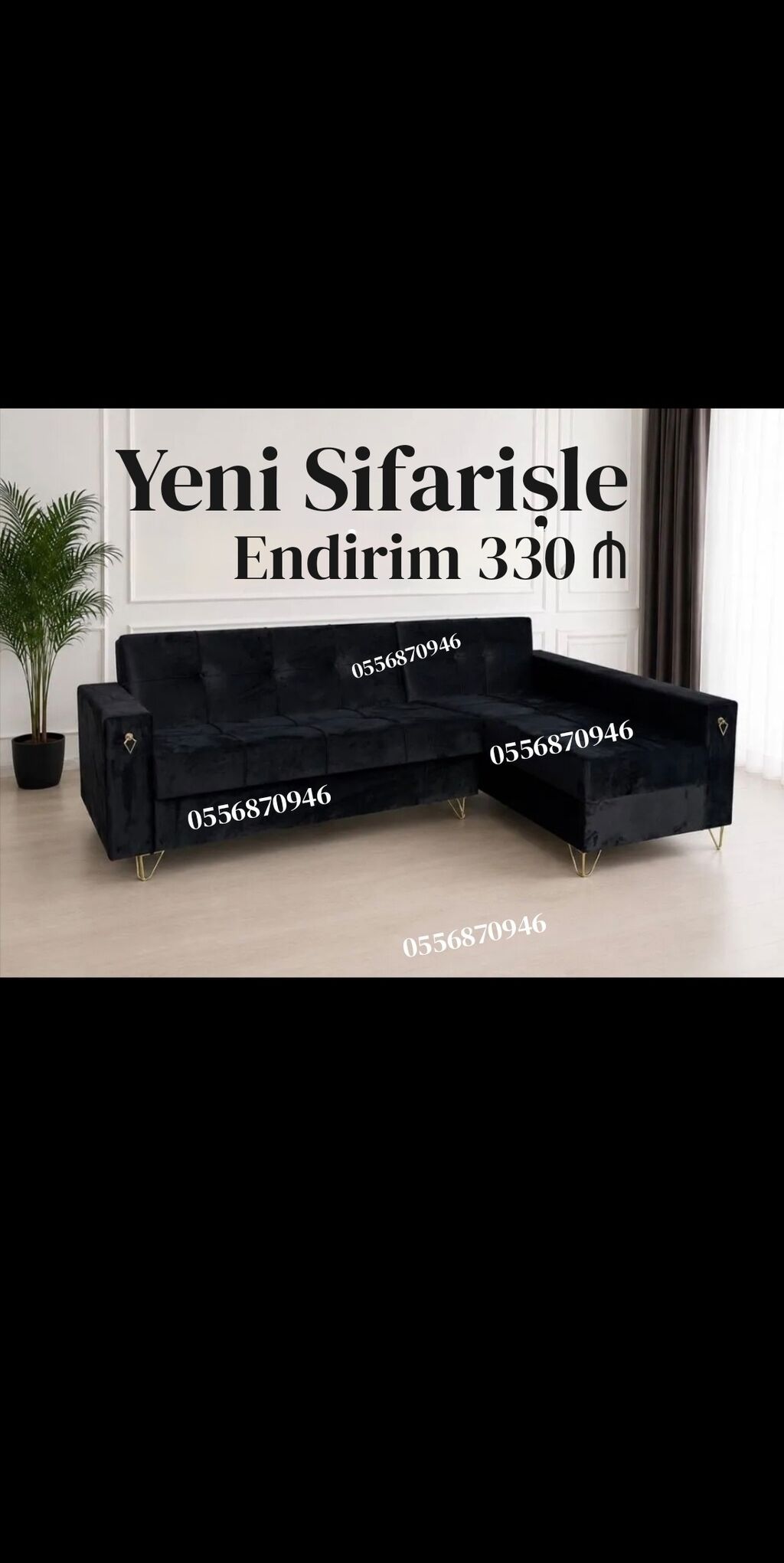Künc divan, Yeni, Açılan, Bazalı, Parça, Şəhərdaxili pulsuz çatdırılma — Divanlər, Bakı (2)