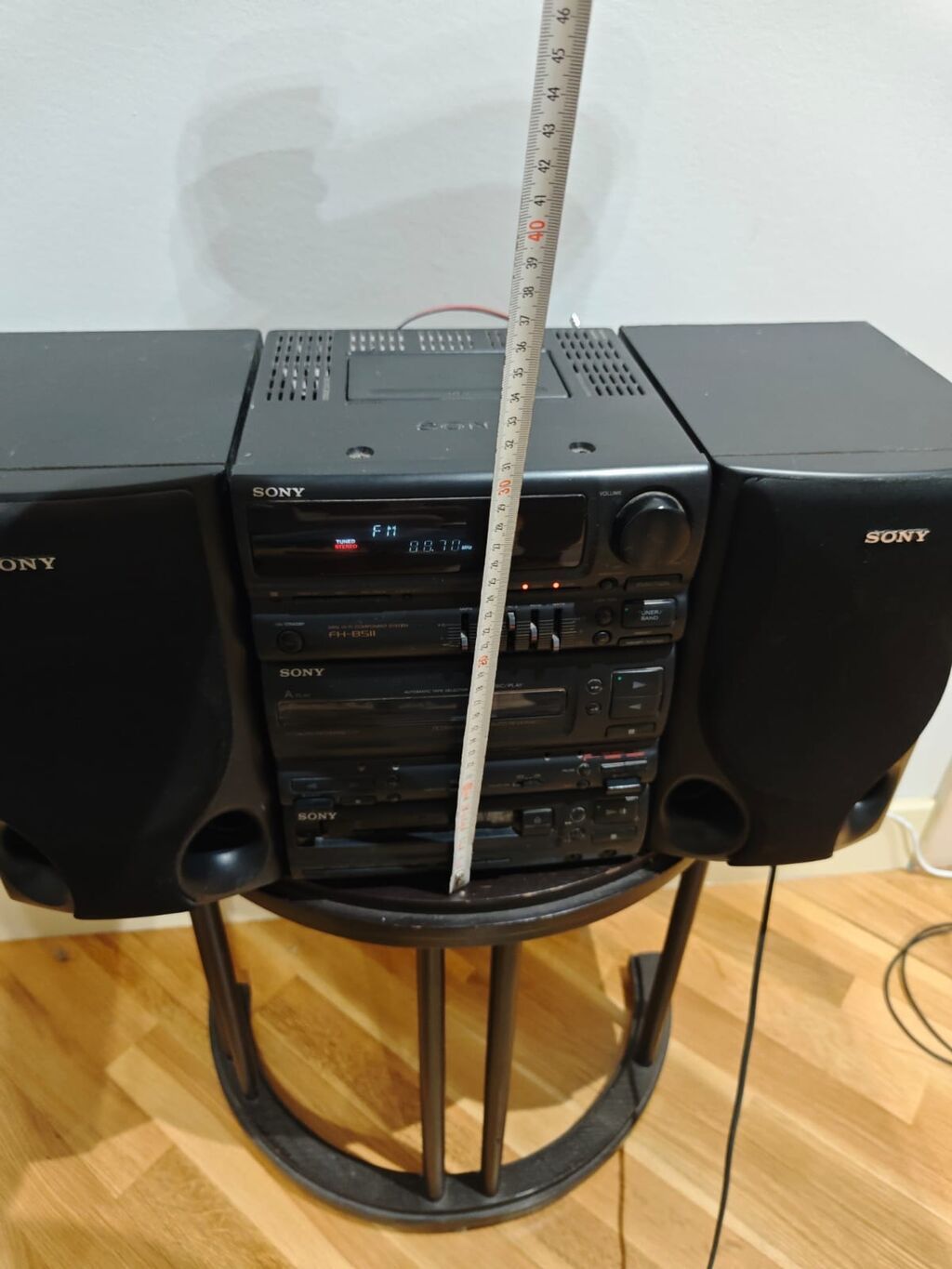Sony mini Hi‑Fi musiqi mərkəzi (FH‑B51) – iki akustik sütunla — Akustik sistemlər, Bakı (2)