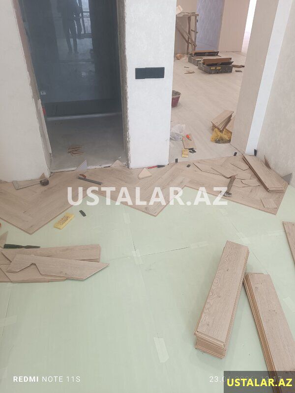 Laminat parket ustası — Döşəmə və tavan işləri, Bakı (4)