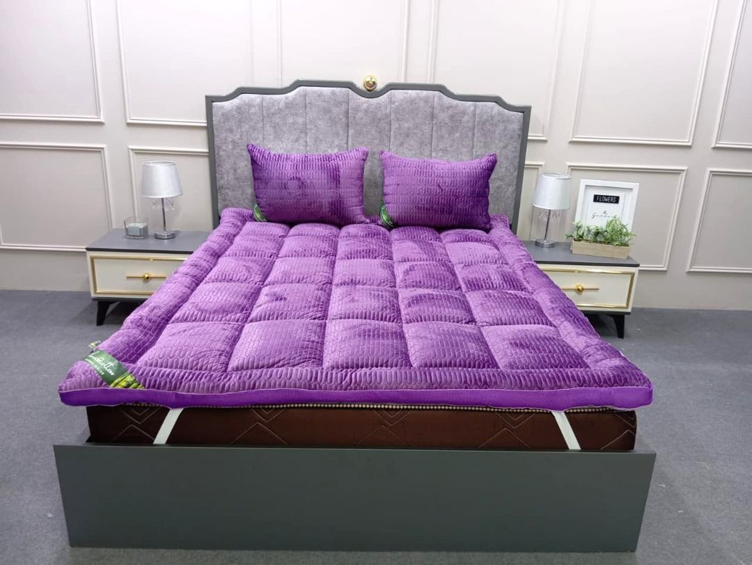Döşək dəsti Pima Cotton vilur/polikotton, bamboo sintifon, 4 fəsil, 120x200 sm döşək, 155x215 sm yorğan, bənövşəyi - HBT_00215 — Mallar, Bakı (2)