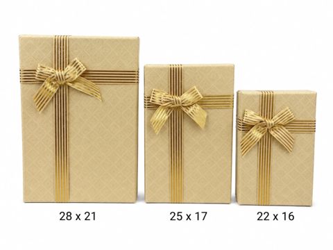 Qutu dəsti 0318, karton, krem, 3 əd — Bakı