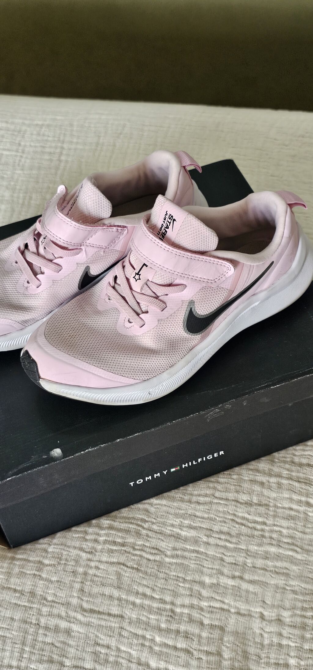 Rəng - Çəhrayı Krossovkalar, Nike, Ölçü: 34, Qız üçün — Uşaq ayakkabısı, Bakı (4)