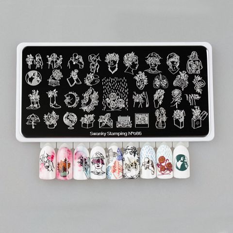 Stempinq üçün plastin Swanky Stamping 086 — Bakı