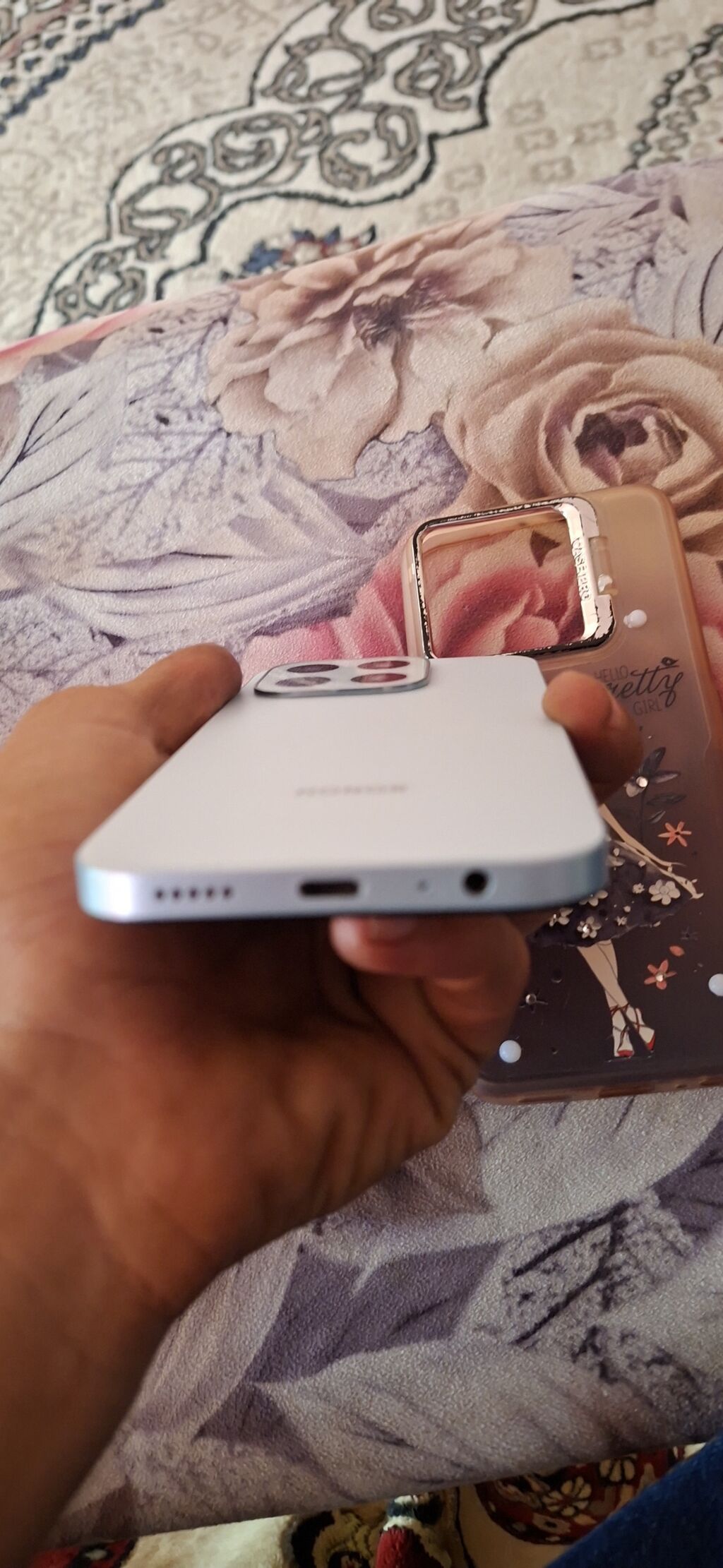 Honor X6c, 128 GB, rəng - Mavi, Barmaq izi, Simsiz şarj, İki sim kartlı — Honor, Yevlax (7)
