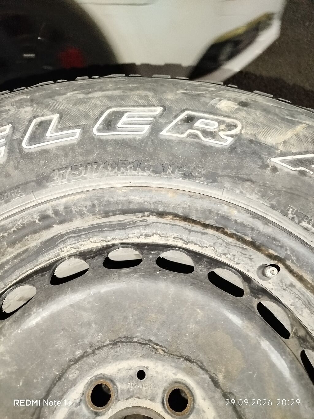 Bridgestone Dueler A/T təkər dəsti + dəmir disklər - Brend/model — Diskləri, Digah (2)