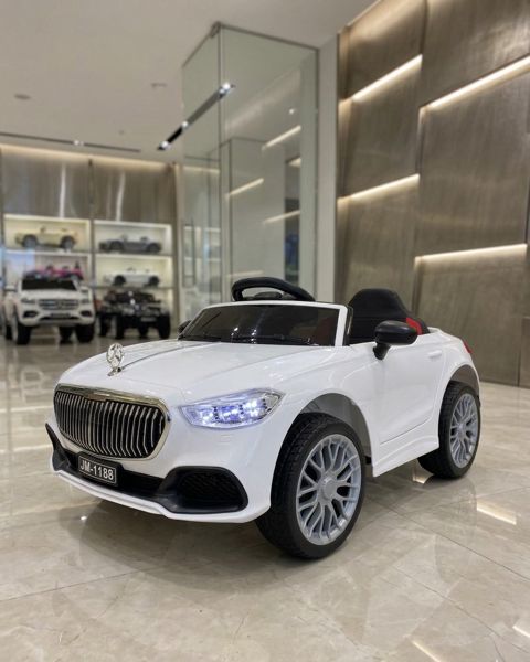 Uşaq elektrik avtomobili JM-N1188, ağ, 8 yaşa qədər — Bakı
