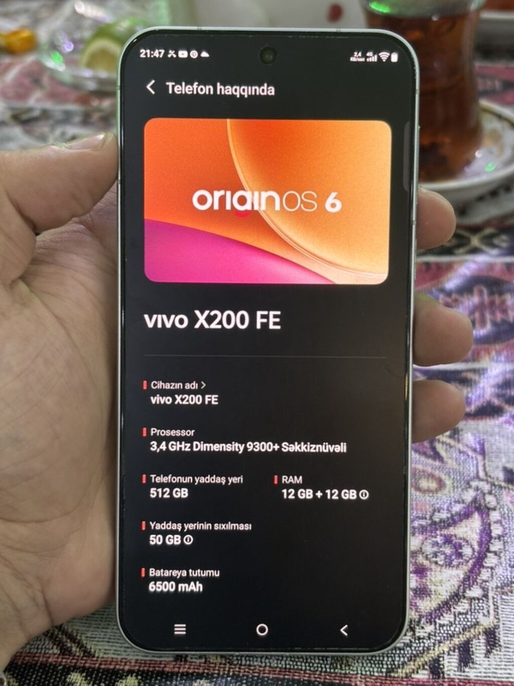 Vivo X200 Pro, 512 GB, rəng - Ağ — Vivo, Lənkəran (4)