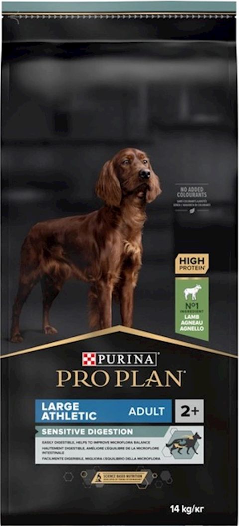 Quru yem Purina ProPlan Large Athletic Sensitive Digestion Adult yetkin itlər üçün, quzu əti ilə, 14 kq — Bakı